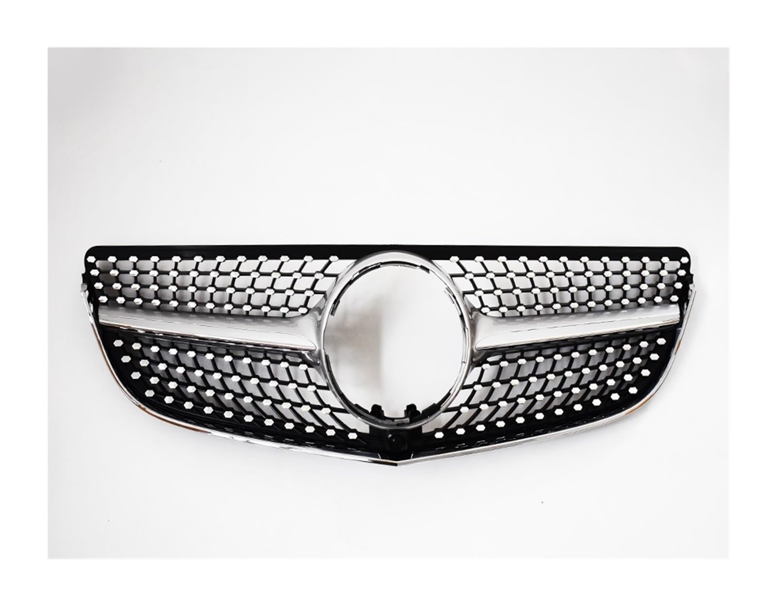 Auto Frontgrill Für Benz E Coupe W207 C207 A207 E260 E200 E320 E350 E400 E500 2009-2016 Front Kühlergrill Einlass Grill Gitter Tuning Kühlergrill(13-16 Diamond Silver) von RFSHOP