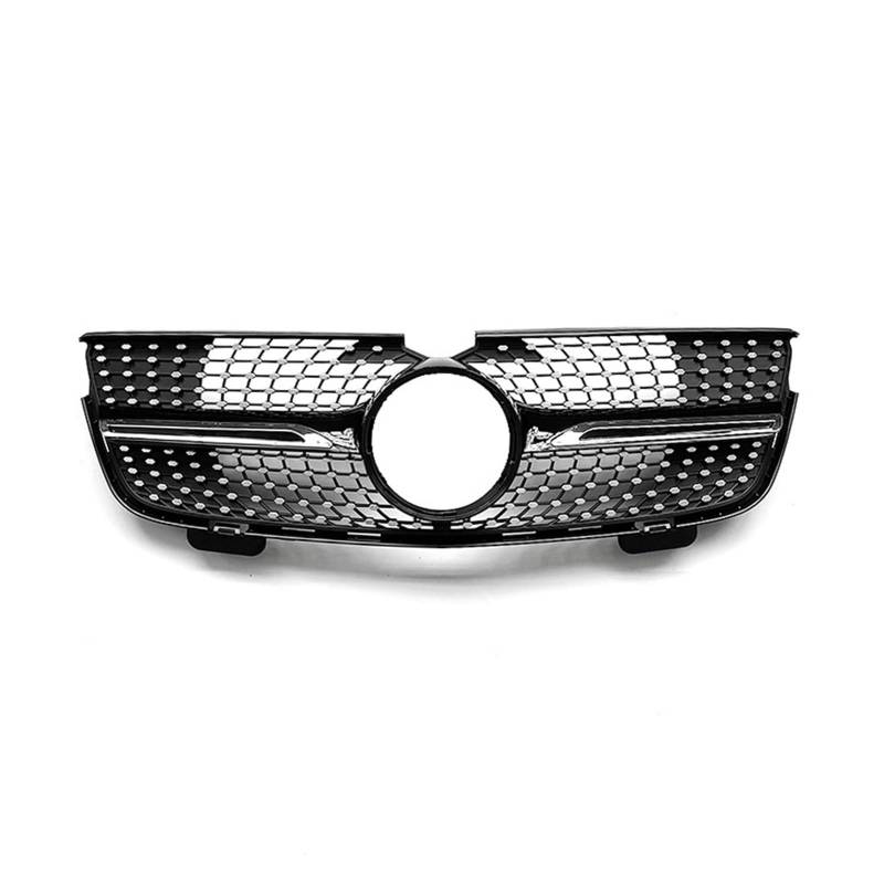 Auto Frontgrill Für Benz GL Klasse X164 GL350 GL450 GL500 GL550 2007-2009 Kühlergrill Frontschürze Racing Grill Tuning Zubehör Kühlergrill(Schwarz) von RFSHOP