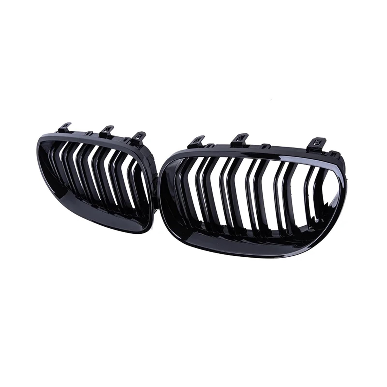 Auto Frontgrill Für E60 E61 5 Serie 2003 2004 2005-2009 Auto Vorderen Stoßfänger Kühlergrill Niere Racing Grill Gitter Trim Streifen Glanz Schwarz Auto Kühlergrill(Gelb) von RFSHOP