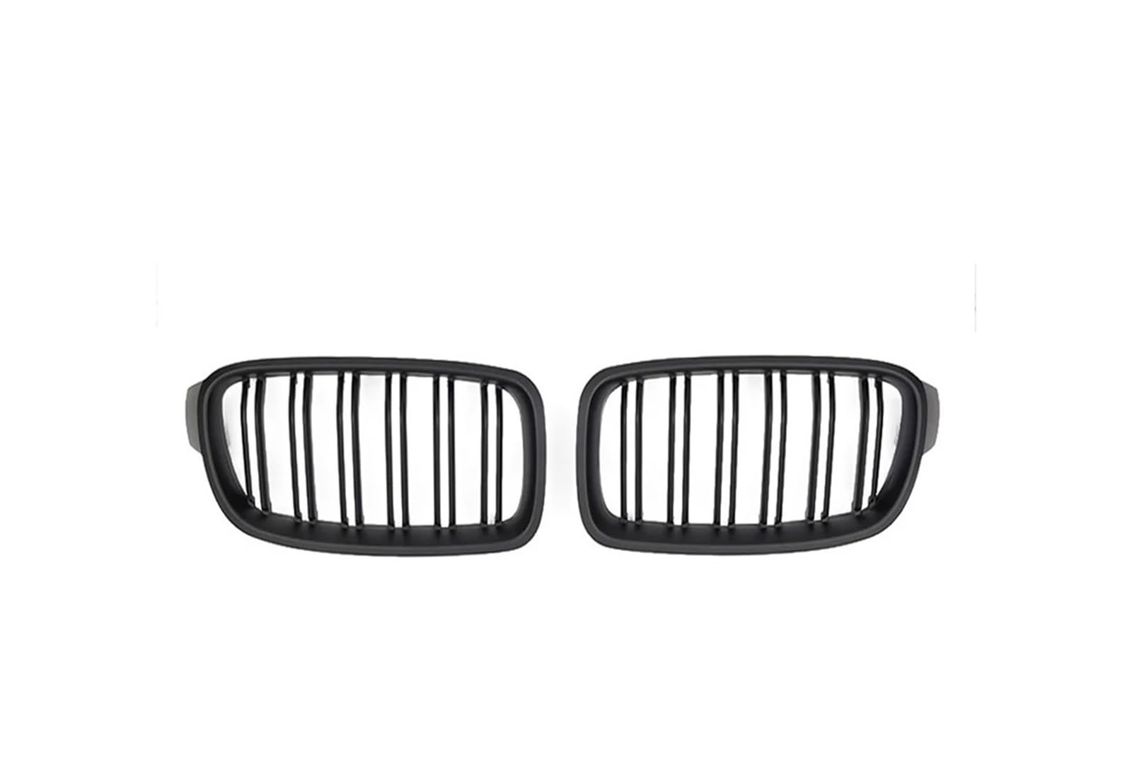 Auto Frontgrill Für F30 F31 F35 320i 325i 328i 2012 2013 2014-2019 ABS Auto Styling Front Niere Kühlergrill Dual Lamellen Grille Auto Zubehör Kühlergrill(Matt-schwarz) von RFSHOP