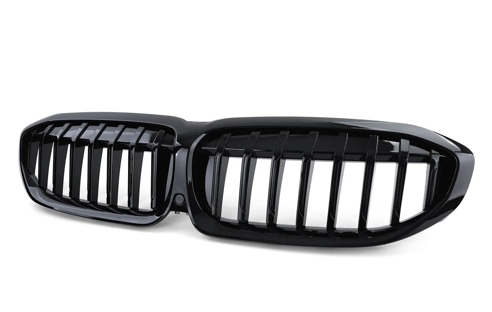 Auto Frontgrill Für G20 3er G20 G21 G28 2019-2022 Frontstoßstange Haube Nierengrill Renngitter Ersatz Black Diamond Meteor Style Kühlergrill(1 Slat-Glossy Black) von RFSHOP