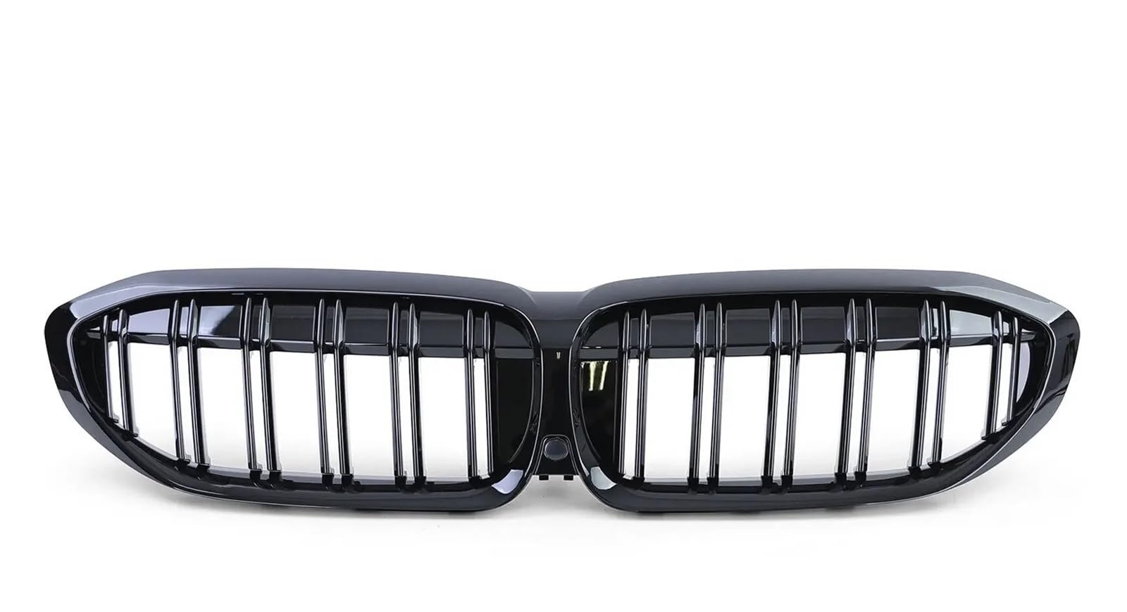 Auto Frontgrill Für G20 3er G20 G21 G28 2019-2022 Frontstoßstange Haube Nierengrill Renngitter Ersatz Black Diamond Meteor Style Kühlergrill(2 Slat-Gloss Black) von RFSHOP