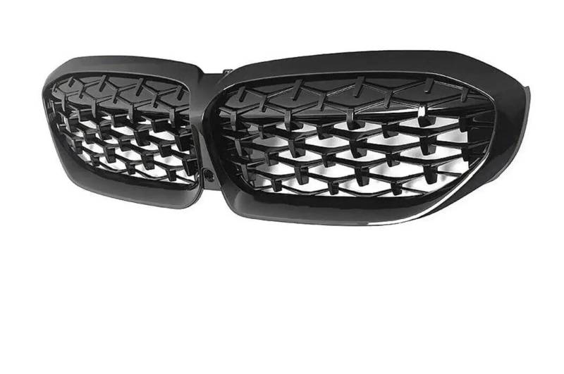 Auto Frontgrill Für G20 3er G20 G21 G28 2019-2022 Frontstoßstange Haube Nierengrill Renngitter Ersatz Black Diamond Meteor Style Kühlergrill(Diamond-Gloss Black) von RFSHOP