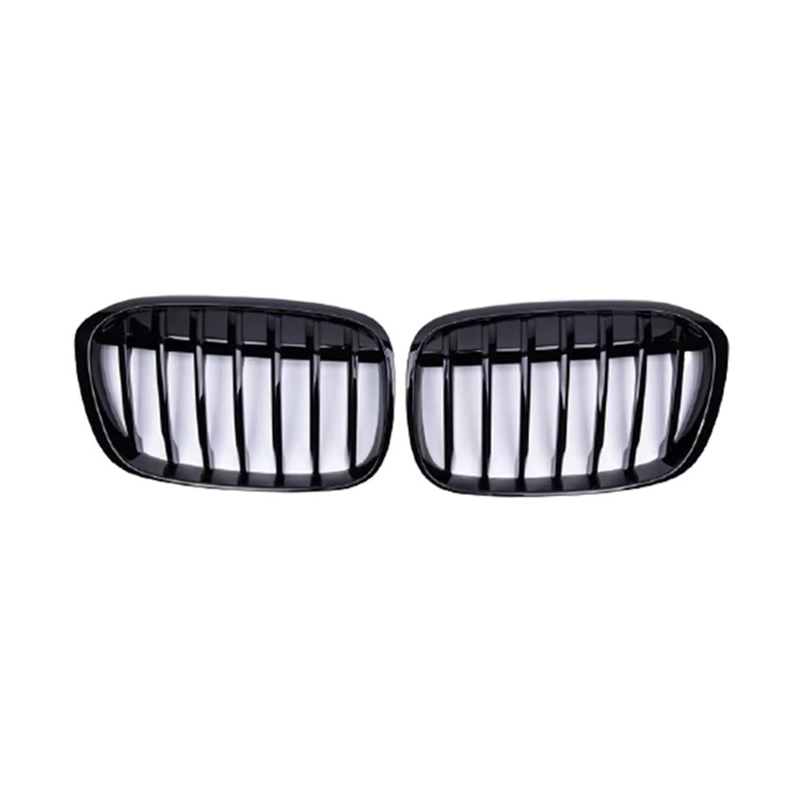 Auto Frontgrill Für X1 F48 F49 2016-2019 Glänzend Schwarz Kühlergrill Auto Front Nierengrill Gitter Rennsport Grills Single Line Grille Zubehör Kühlergrill von RFSHOP