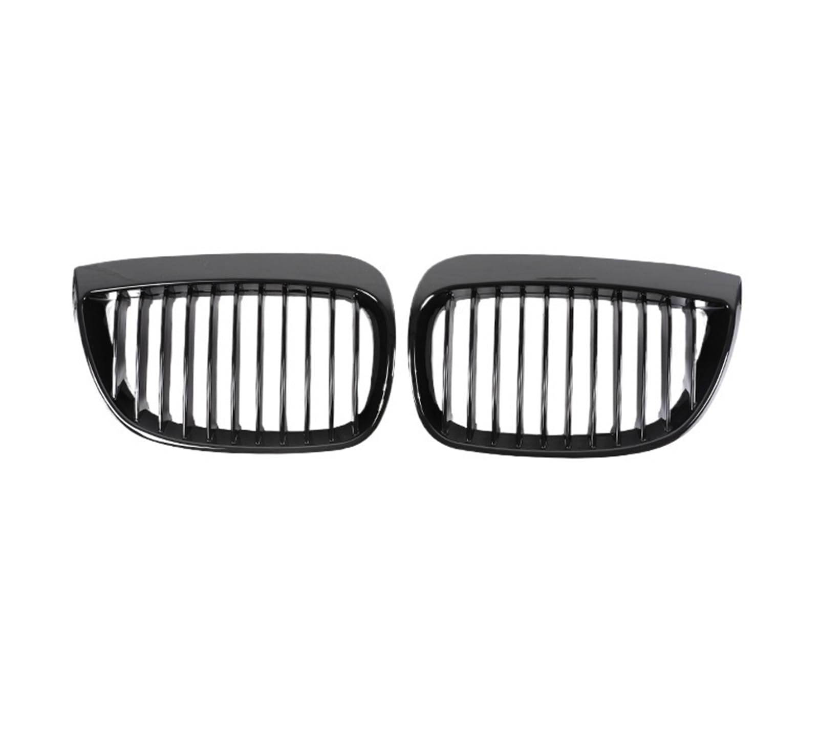 Auto Frontgrill Untere Ansauggitter, Nierengrill Vorne Oben Für Die Stoßstange, Schwarz Glänzend Ersatz Für Kühlergrill Für 1er E81 E87 2004 2005 2006 Kühlergrill(Single Gloss Black) von RFSHOP