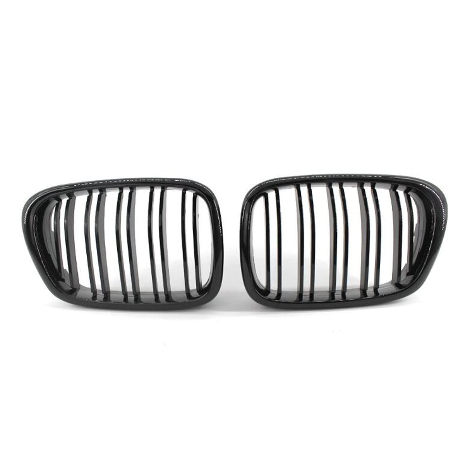 Auto Frontgrill Vorne Der Mitte Mattschwarz Breiter Nierengrill Für E39 525 528 530 535 M5 1997 1998–2000 2001 2002 2003 Frontgrill Auto-Kühlergrill Kühlergrill(Gloss Black A) von RFSHOP