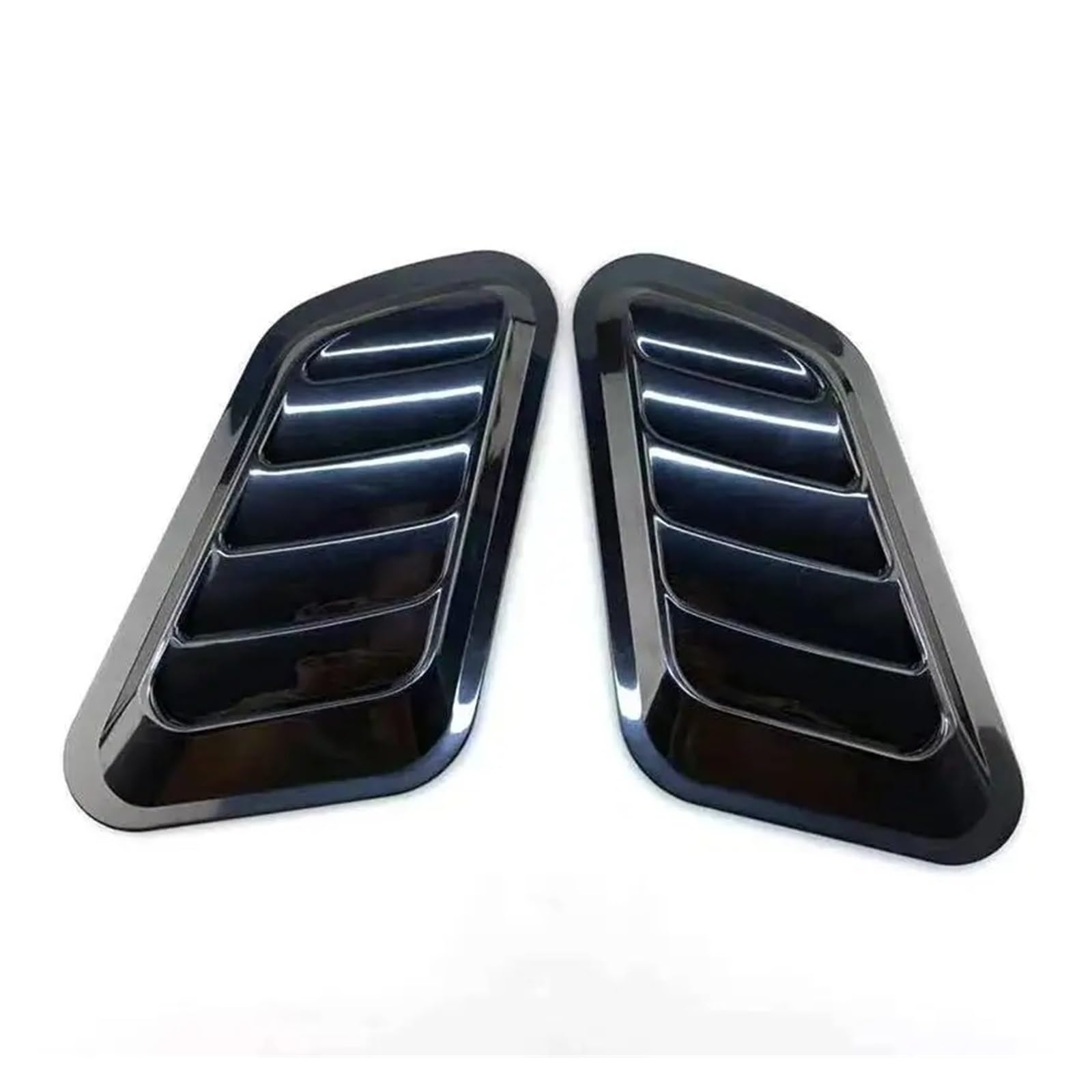 Auto-Luftansaugrohr Carbon Fiber Universal Auto Dekorative Cell Air Flow Intake Hood Scoop Bonnet Vent Abdeckung Aufkleber Dekoration Styling Lufteinlässe(Schwarz) von RFSHOP