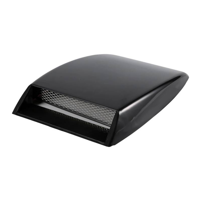 Auto-Luftansaugrohr Für Universal Auto Tuning Auto Air Flow Intake Hood Scoop Vent Motorhaube Dekorative Abdeckung Zubehör Lufteinlässe(Schwarz) von RFSHOP