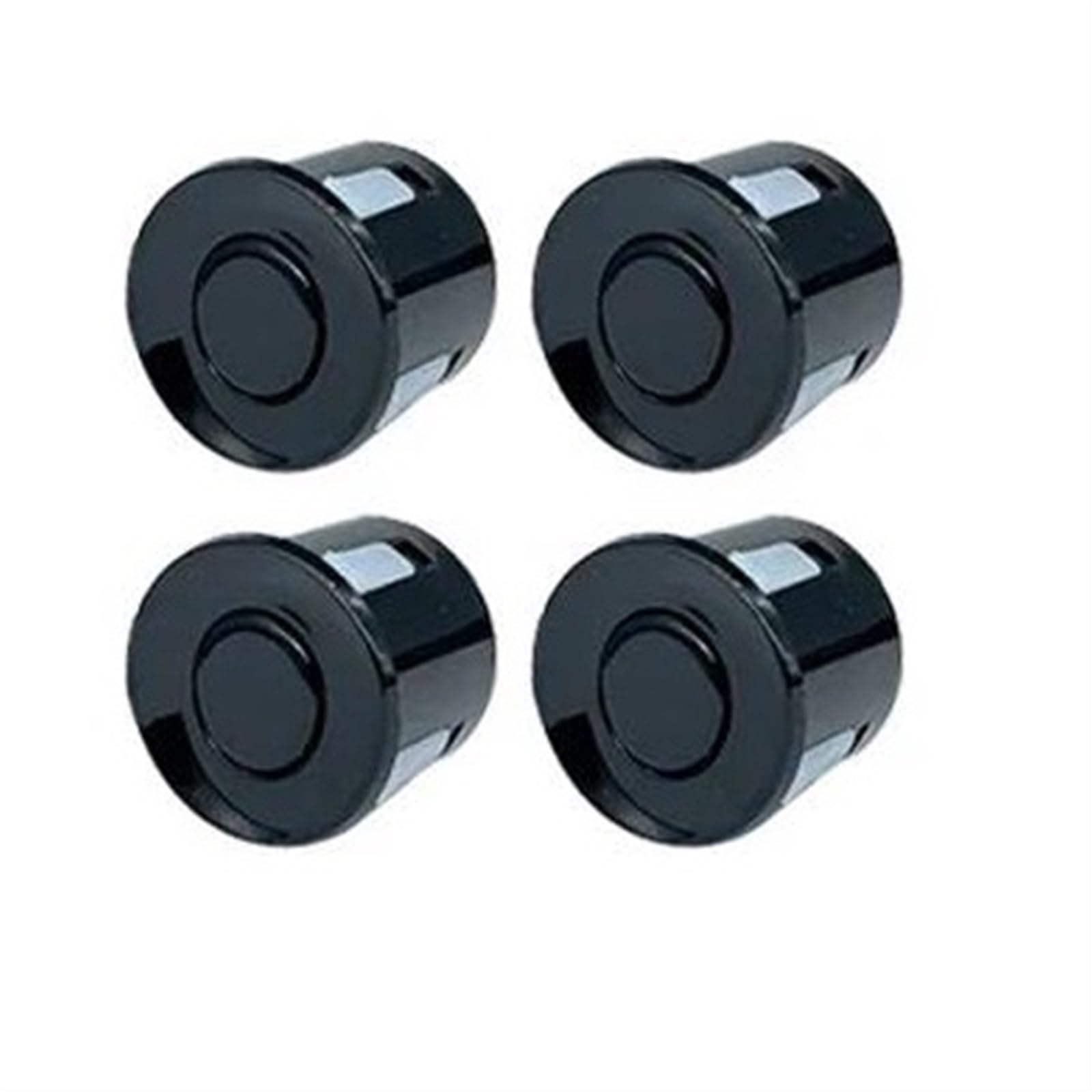 Auto Parken Sensor Parksensor-Kit Für Autos Mit Automatischer Parktronic-Rückfahrüberwachung, 22 Mm, 4 Sensoren, Radarwarnsystem, Hintergrundbeleuchtung Parkassistent-Sensor(Schwarz) von RFSHOP