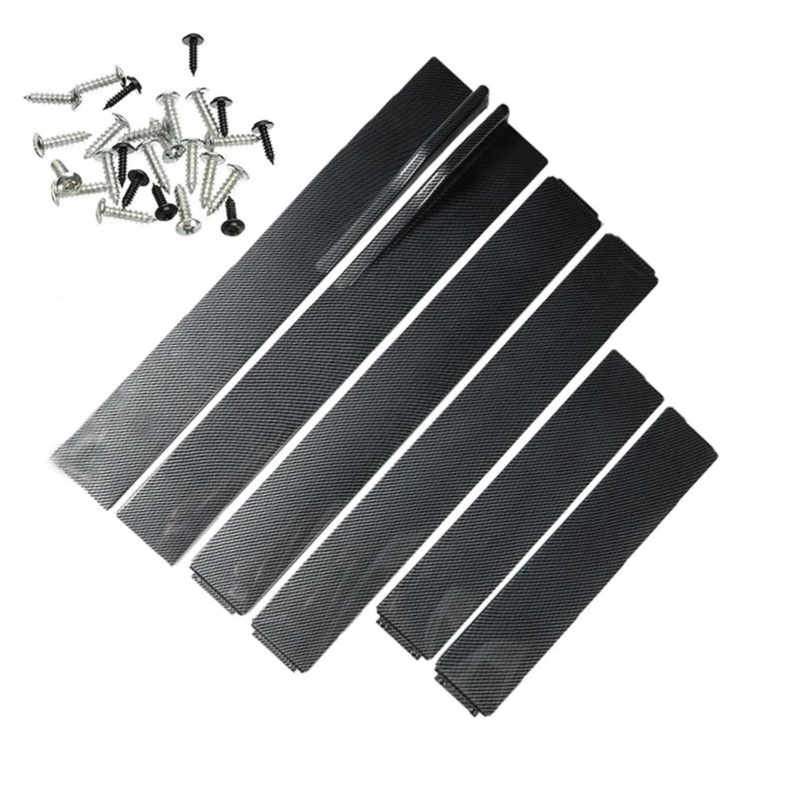 Automotive Seitenschweller 6 PCS 2 M/2,2 M Universal Seitenschweller Verlängerung Schweller Lippen Splitter Autoscooter Styling Seitenschweller Spoiler Auto Seitenschürze(2.2m,C) von RFSHOP