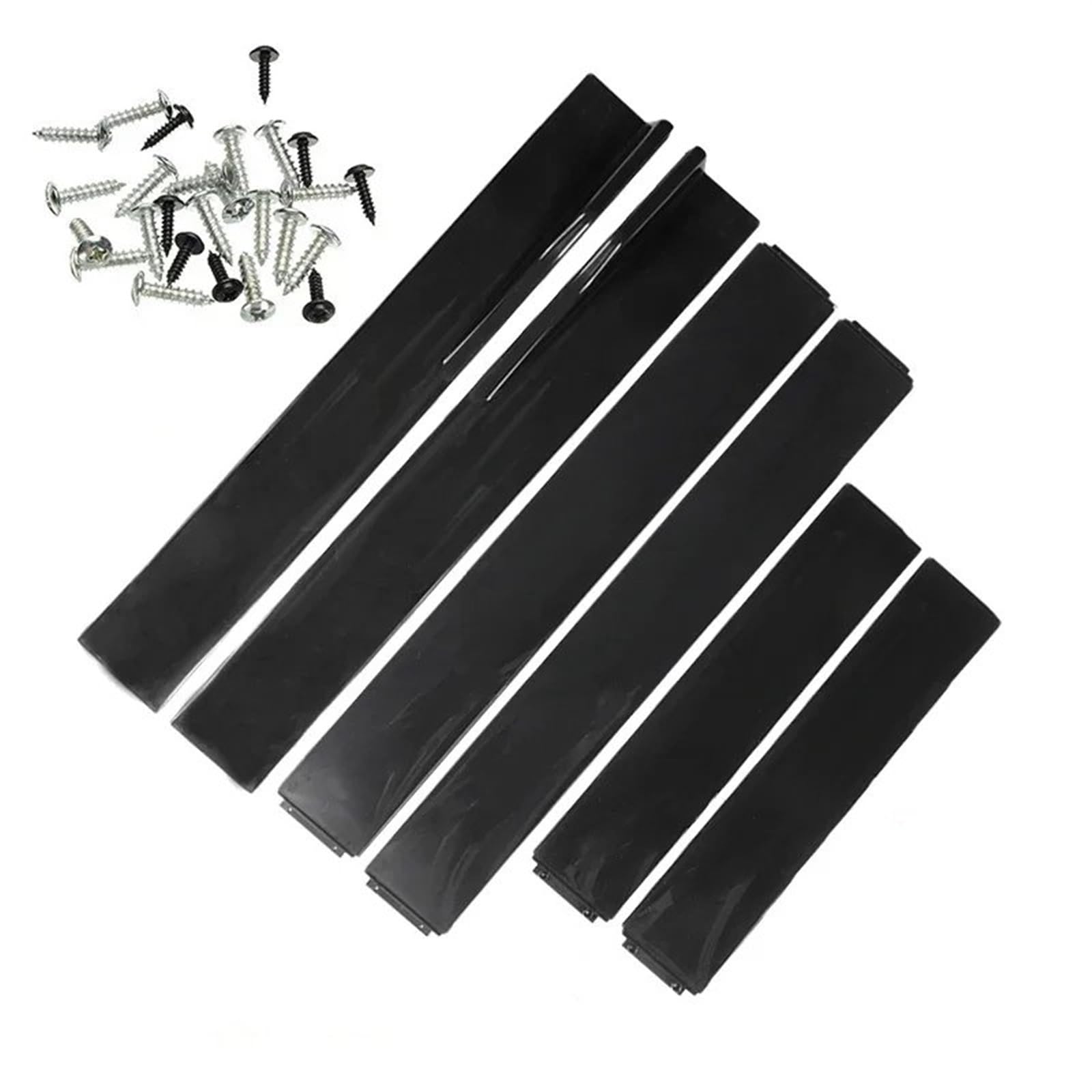 Automotive Seitenschweller Für Civic 6 PCS Seite Rock Erweiterung Rocker Platte Winglet Lip Separator Stoßstange Auto Seitenschürze(2m,A) von RFSHOP