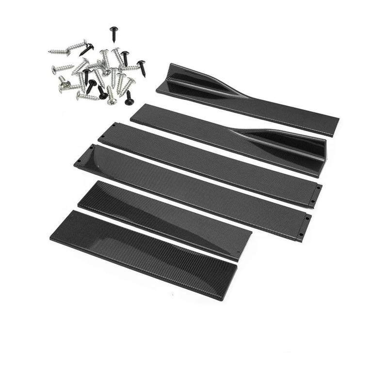 Automotive Seitenschweller Universal 2,2 M/2m Auto Seitenschweller Verlängerung Spoiler Schweller Lippensplitter ABS Seitenspoiler Autozubehör Für Subaru Auto Seitenschürze(2m-C) von RFSHOP