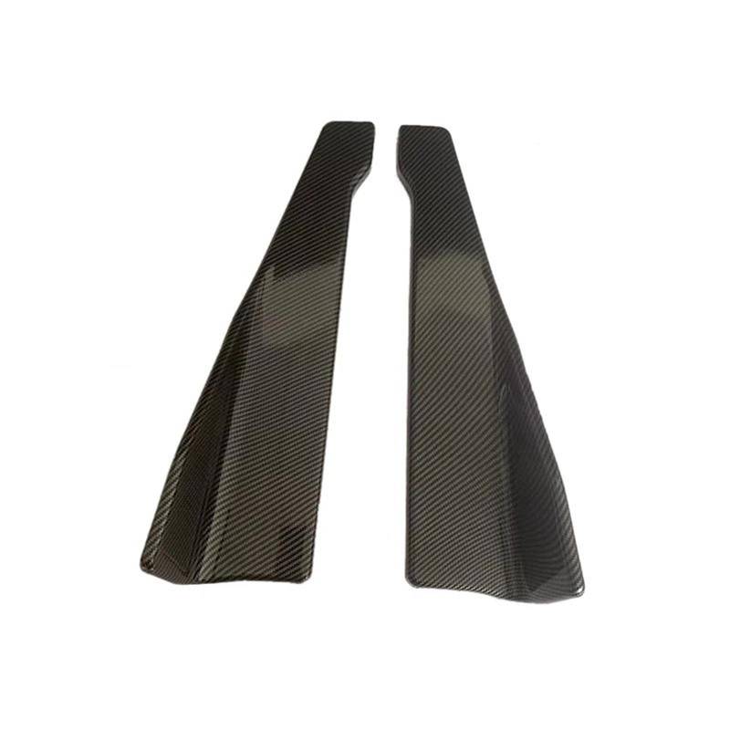 Automotive Seitenschweller Universal 48CM Länge Auto Seite Rock Bumper Spoiler Splitter Protector Scratch Für E90 Zubehör Auto Seitenschürze(B) von RFSHOP