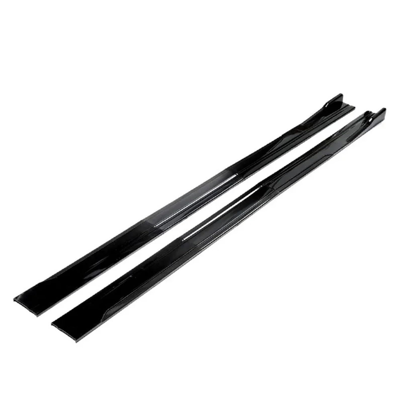 Automotive Seitenschweller Universal Seite Rock Erweiterung Rocker Platte 2m/2,18 M Lip Separator Stoßstange Für Nissan Auto Seitenschürze(Glossy Black,2.18M) von RFSHOP