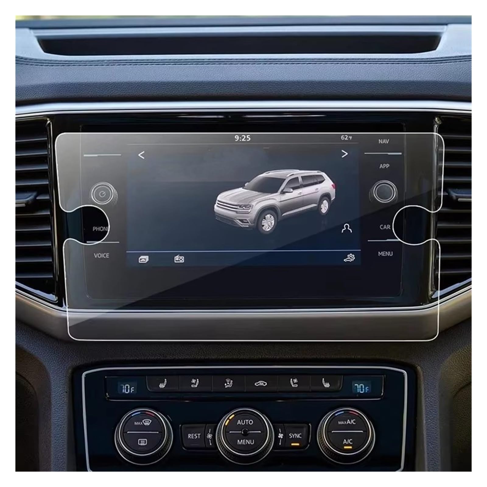 Displayschutzfolie Für Atlas 2018 2019 2020 2021 8-Zoll-Auto-GPS-Navigation Kontaktieren Displayschutzfolie Audio-Stereo-Display Gehärtetes Glas Film Displayschutz von RFSHOP