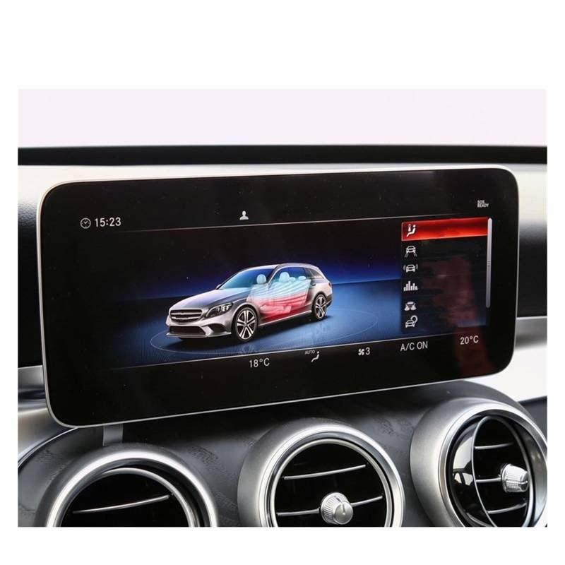 Displayschutzfolie Für Benz C-Klasse W205 2019 2020 Auto-Navigationssystem Gehärtetes Glas LCD-Bildschirm Schutzfolie Aufkleber Armaturenbrettschutz Displayschutz von RFSHOP