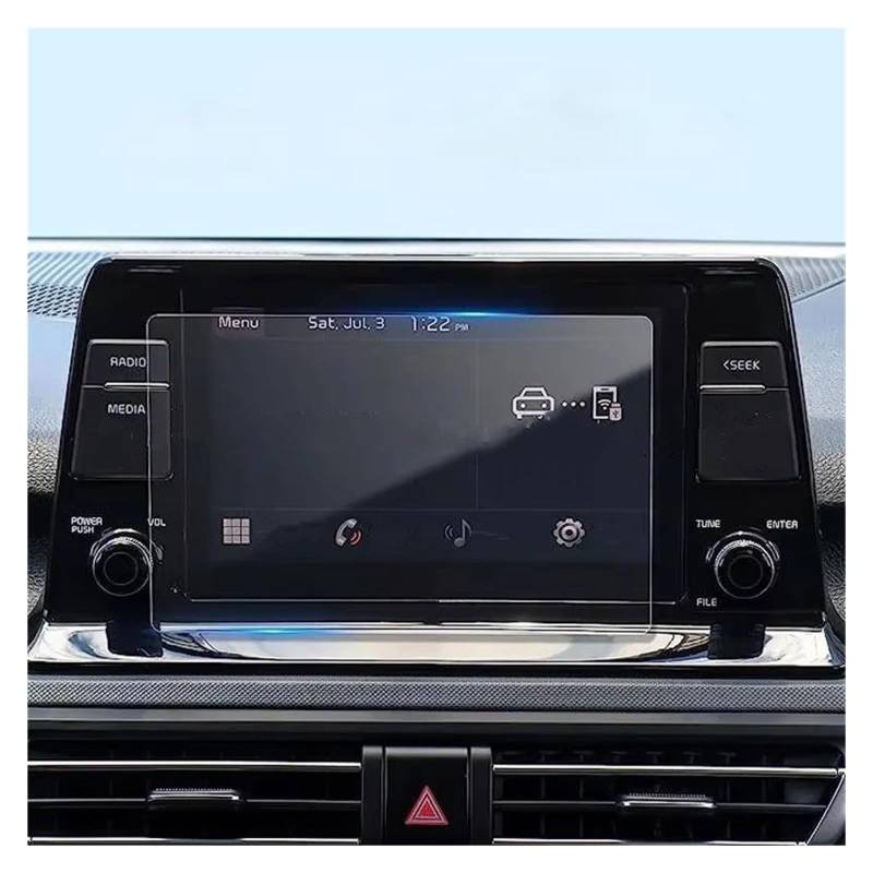 Displayschutzfolie Für Kia Für Seltos Für LX 2021 2022 8 Zoll Auto-Infotainment-Multimedia-Radio-Display Innenraum Displayschutzfolie Aus Gehärtetem Glas Displayschutz von RFSHOP