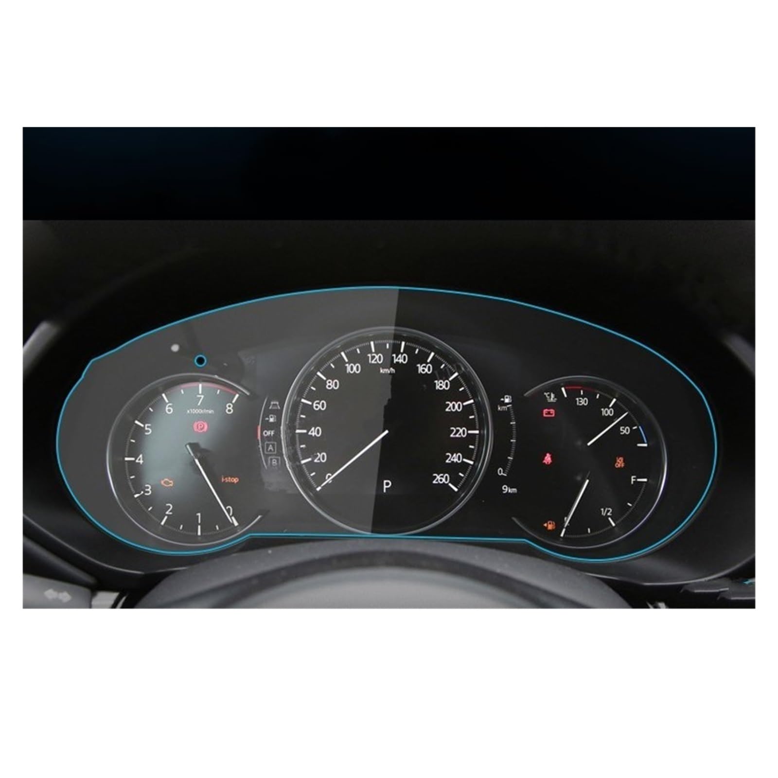 Displayschutzfolie Für Mazda Für CX-5 Für CX5 CX 5 2017 2018 2019 2020 Gehärtetes Glas Autonavigation Displayschutzfolie Anti-Kratzer Displayschutz von RFSHOP