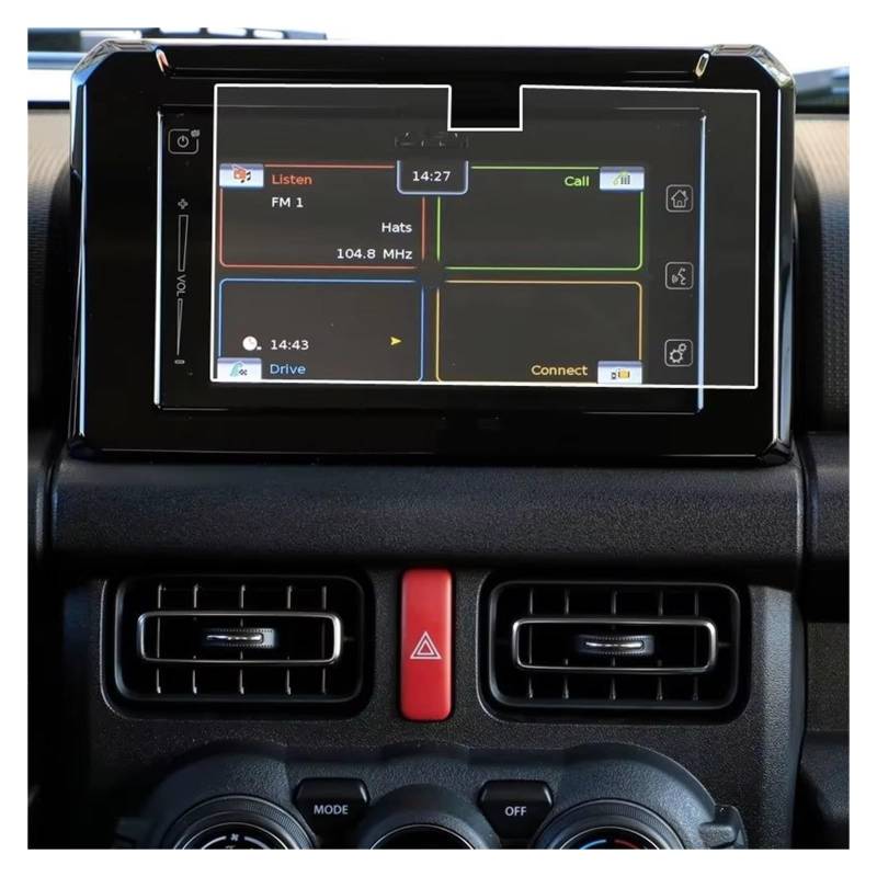 Displayschutzfolie Für Suzuki Für Jimny 2019 Autoradio GPS Auto-Bildschirmaufkleber Autozubehör Gehärtetes Glas Filmschutz Displayschutz von RFSHOP