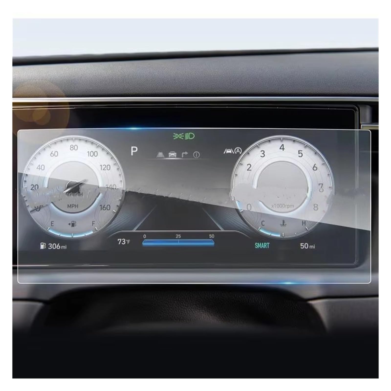 Displayschutzfolie Für Tucson NX4 2021 10,25-Zoll-Fahrzeug-LCD-Instrumentenanzeige Autoinnenausstattung Displayschutz Aus Gehärtetem Glas Displayschutz von RFSHOP