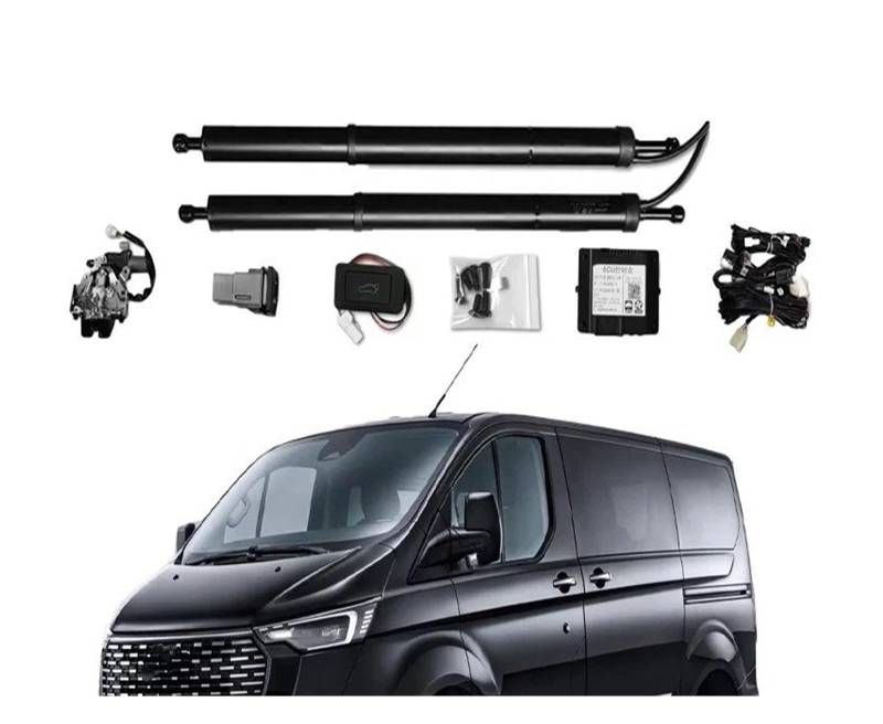 Federbeine Stoßdämpfer Auto Elektrische Heckklappe Für Ford Für Tourneo Custom Schwanz Tür Power Betrieben Stamm Dekoration Umgerüstet Upgrade Custom Stoßdämpfer(with Kick Senor) von RFSHOP