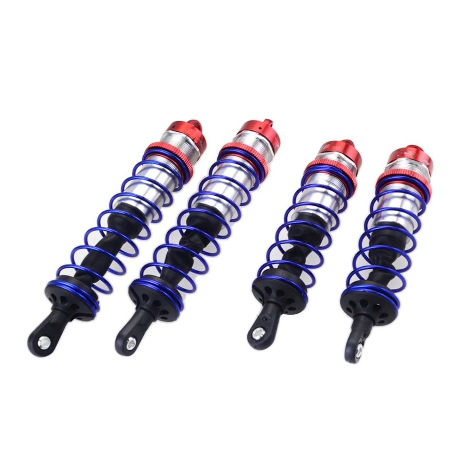 Federbeine Stoßdämpfer Stoßdämpfer 120mm Vorne 140mm Hinten Metall Dämpfer Suspension Für HPI Für Trophy Für Flux 107016 1/8 RC Racing Auto Für Truggy ZD Stoßdämpfer(Rear Red Front Red) von RFSHOP