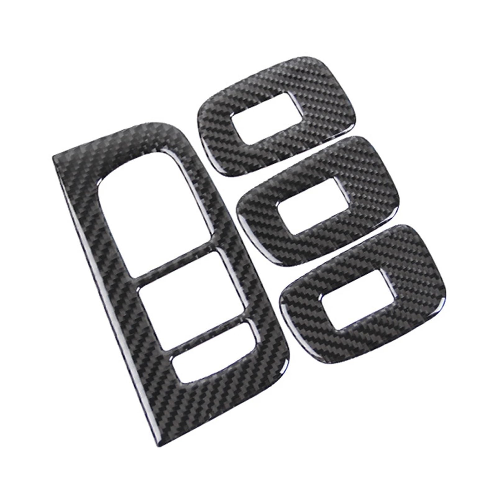 Innen Dekoration Aufkleber Für Volvo Für XC60 Für S60 Für V60 Carbon Fiber Erhöhte Fenster Panel Glas Schalter Automotive Innen Modifikation Zubehör Auto Deko Innen von RFSHOP