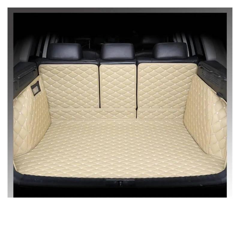 Kofferraummatte Kofferraumwanne Für Dodge Für Journey 2009 2010 2011 2012 2013 2014 2015 Kofferraummatte Cargo-Liner Teppich Innenausstattung Abdeckung(Beige) von RFSHOP