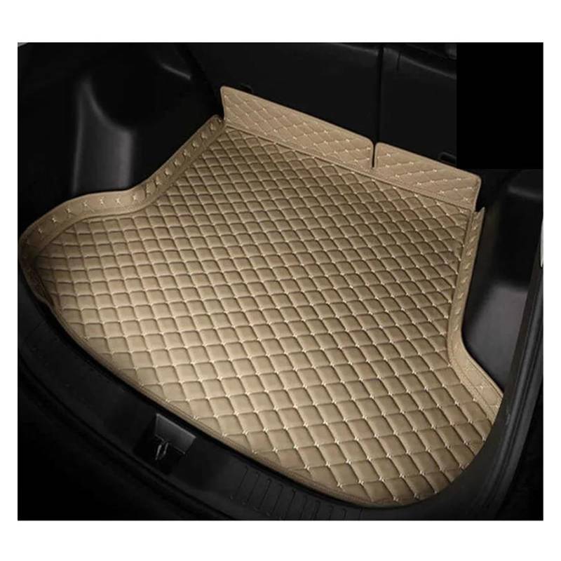 Kofferraummatte Kofferraumwanne Für Peugeot 2008 2014 2015 2016 2017 2018 2019 Custom Car Kofferraummatte Autozubehör Auto-Innendekoration(Beige) von RFSHOP