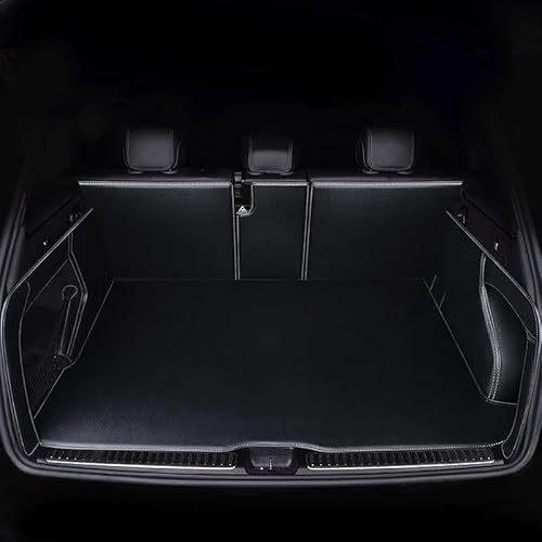 Kofferraummatte Kofferraumwanne Spezielle Kofferraummatten Für Lexus NX 350h 2024 Für NX350h 2023-2022 wasserdichte Kofferraumteppiche Matte Cargo-Liner-Abdeckung(Black with White) von RFSHOP