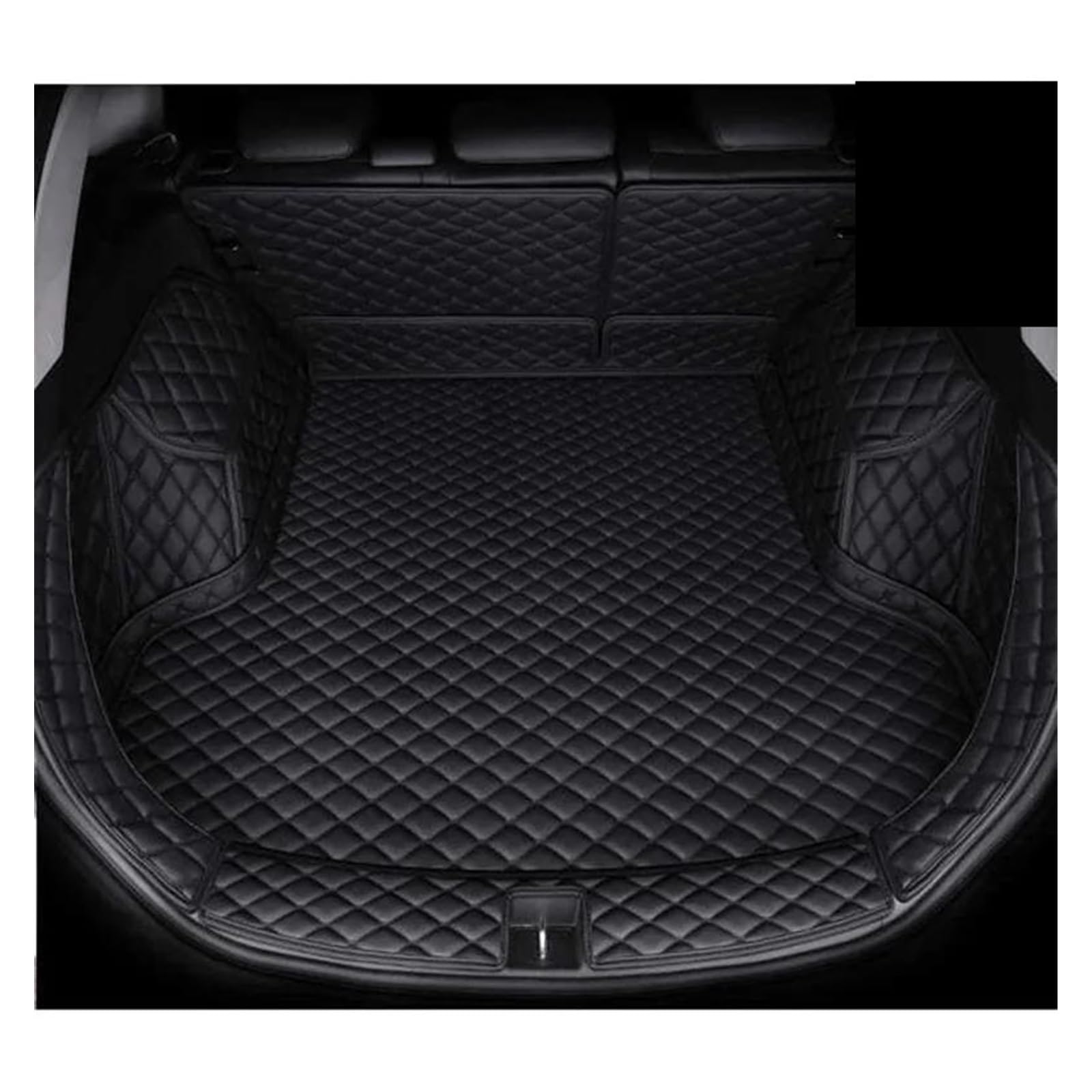 Kofferraummatte Kofferraumwanne Teppiche Cargo-Liner Internes Zubehör Kofferraummatte Für Hyundai Für Ix35 2010 2011 2012 2013 2014 2015 Auto-Styling(All Black) von RFSHOP