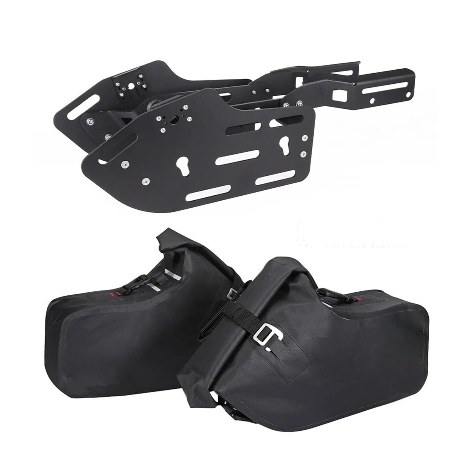 Motorrad-Heckgepäck Hinterradgepäckträger Für CB750 Für Hornet 750 Für Halter CB 750 2023-2024 Satteltasche Gepäck Lagerung Tasche Halterung Sattel Tasche Rack Racing Koffer(Rack and Bag) von RFSHOP