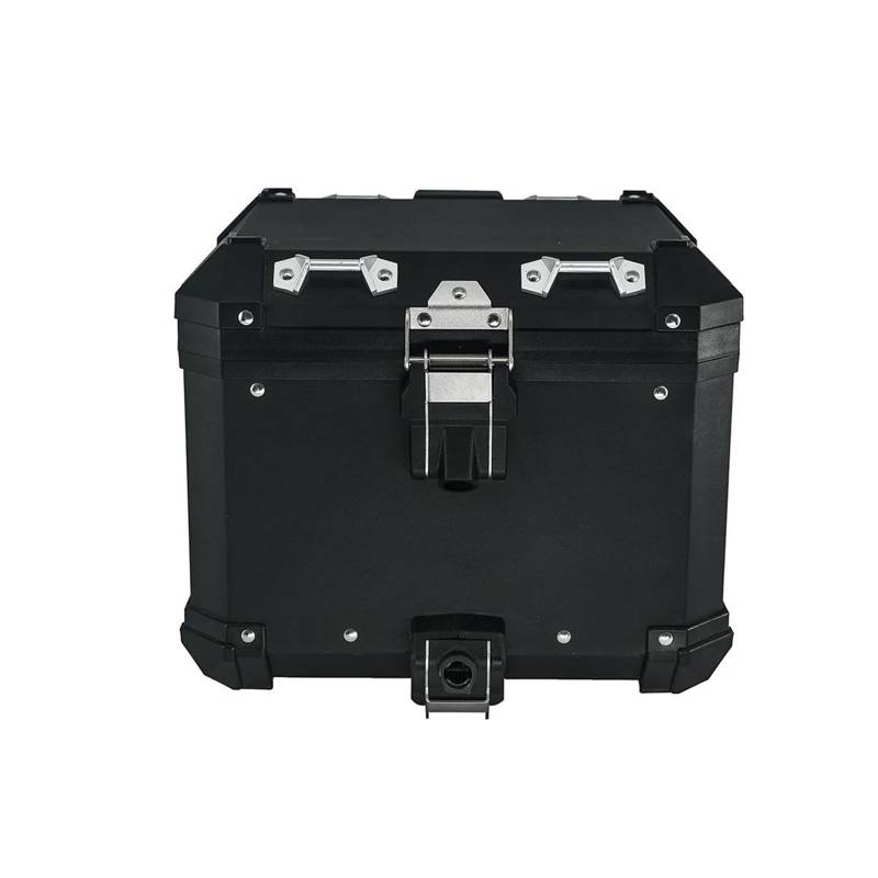 Motorrad-Heckgepäck Hinterradgepäckträger Für Suzuki Für V-Strom 650 DL650 DL650XT 2017-2023 Aluminium Motorrad Packtaschen Satteltasche Top Case Stamm Halterung Box Gepäck Rack(BK Top Case) von RFSHOP