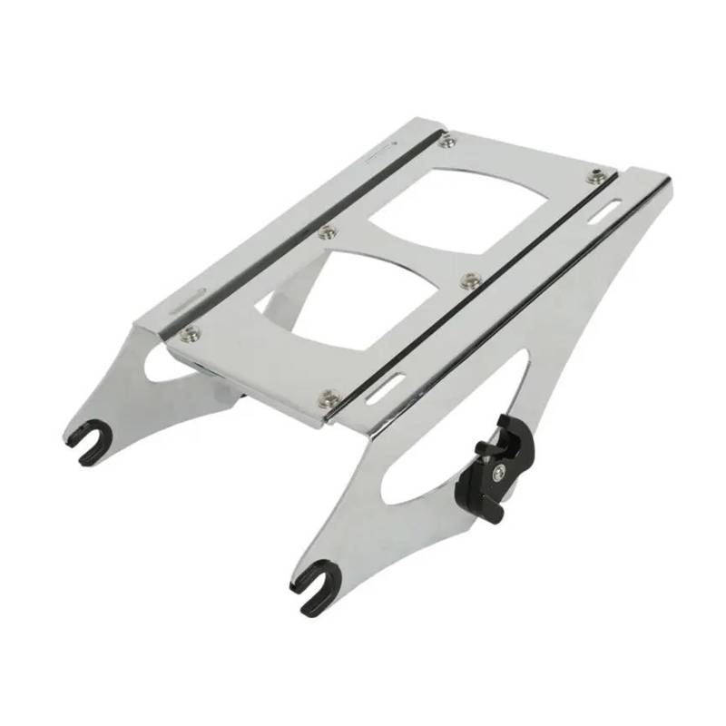 Motorrad-Heckgepäck Hinterradgepäckträger Für Tour Für Pak Für Touring Für Road Für King Für Road Für Glide Für Street 2014-2022 Motorrad Zwei Up Pack Montieren Gepäck Rack Docking Hardware(Chrome Rac von RFSHOP