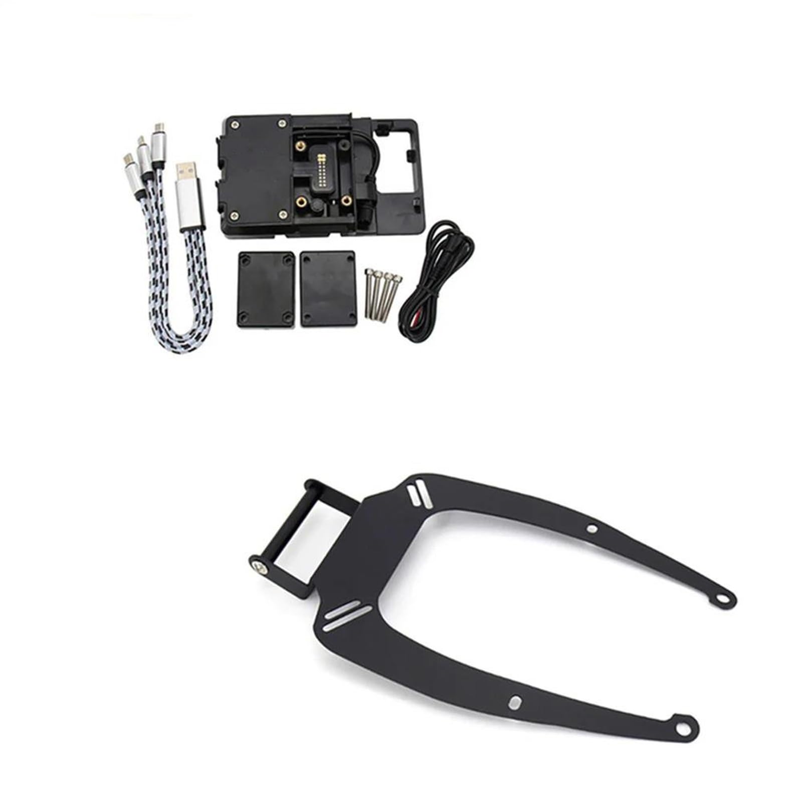 Motorrad Navigationshalterung Motorrad-Navigationshalterung Für NMAX 125 155 2015-2020 GPS-Telefonhalterung GPS-Rack-Navigationshalterung(12MM-A) von RFSHOP