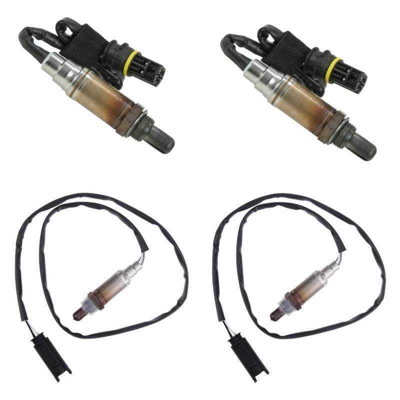 Regelsonde 4Pcs Auto Zubehör O2 Sauerstoff Sensor Upstream Und Downstream Für 323i 325i X3 X5 E39 E46 Z3 Z4 Metall Kunststoff Lambdasonde von RFSHOP