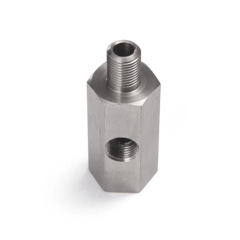 Regelsonde Seitliche Löcher 1/8 "NPT Weibliche Zu M12 M10 M14 1/8NPT 1/4NPT Öldruck Sensor Stecker Feed Linie Gauge T Adapter Edelstahl Lambdasonde(1-8 NPT) von RFSHOP