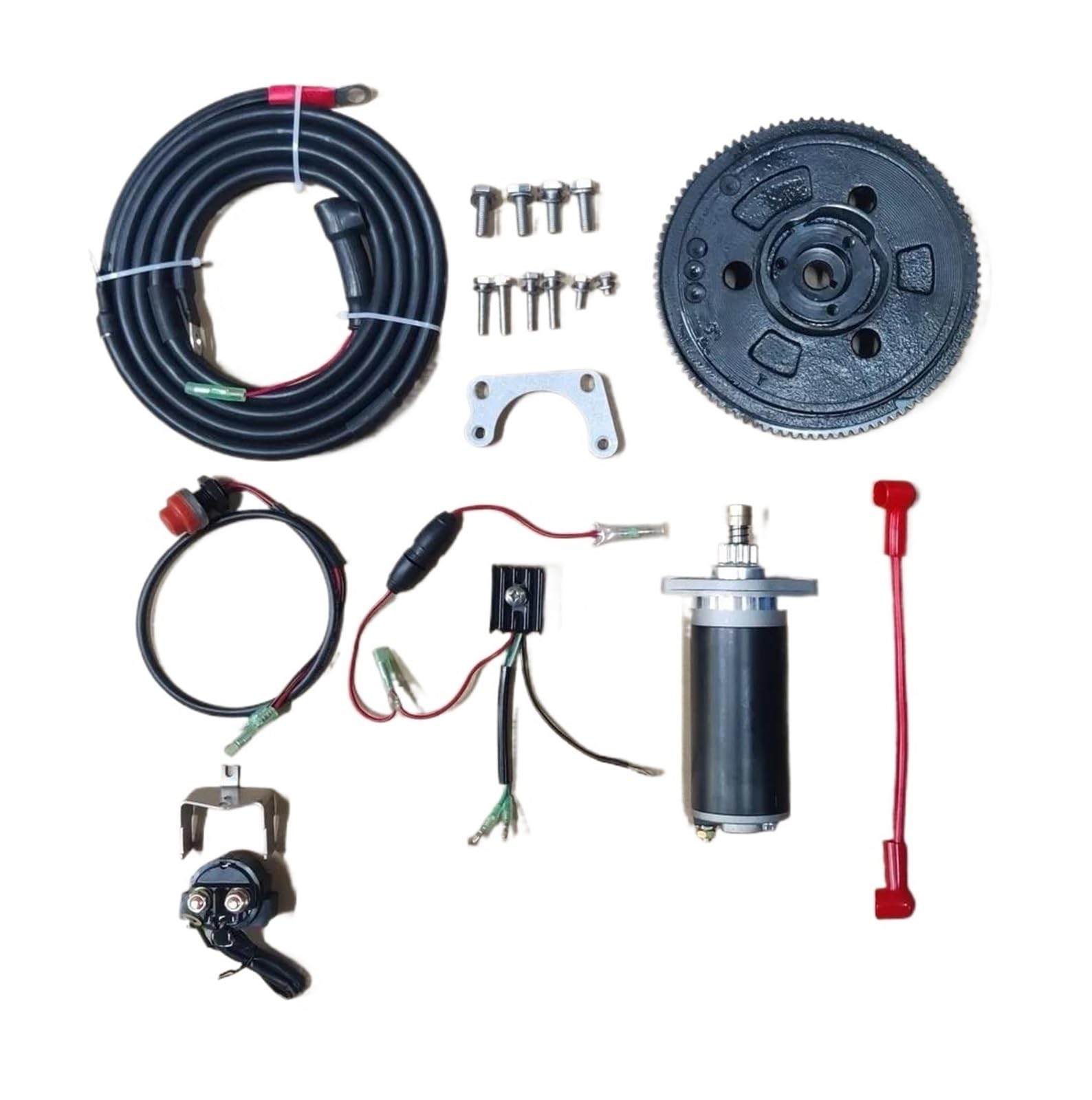 Sie Den Motor Starten FÜR Mercury TOHATSU 9,8 HP 9,9 HP 12HP 4-TAKT AUßENBORDMOTOR ELEKTRISCHE Start KIT Anlasser(Without Coil) von RFSHOP