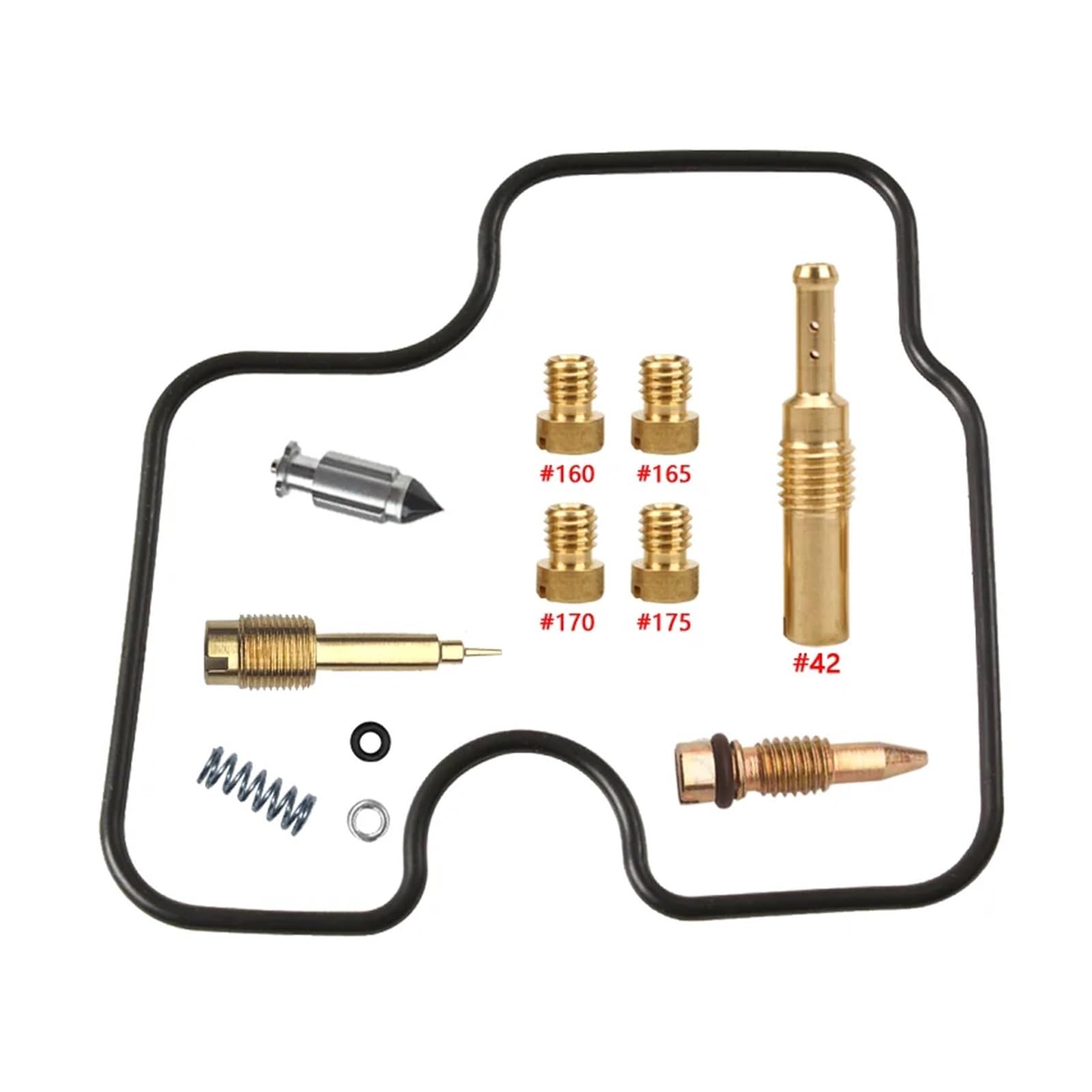 Vergaseranlagen Für Varadero XL1000V SD01 SD02 1999-2006 Vergaser Reparatur Kit Motorrad Carb XL1000 Float Teile Vergaser(XL1000V-A) von RFSHOP