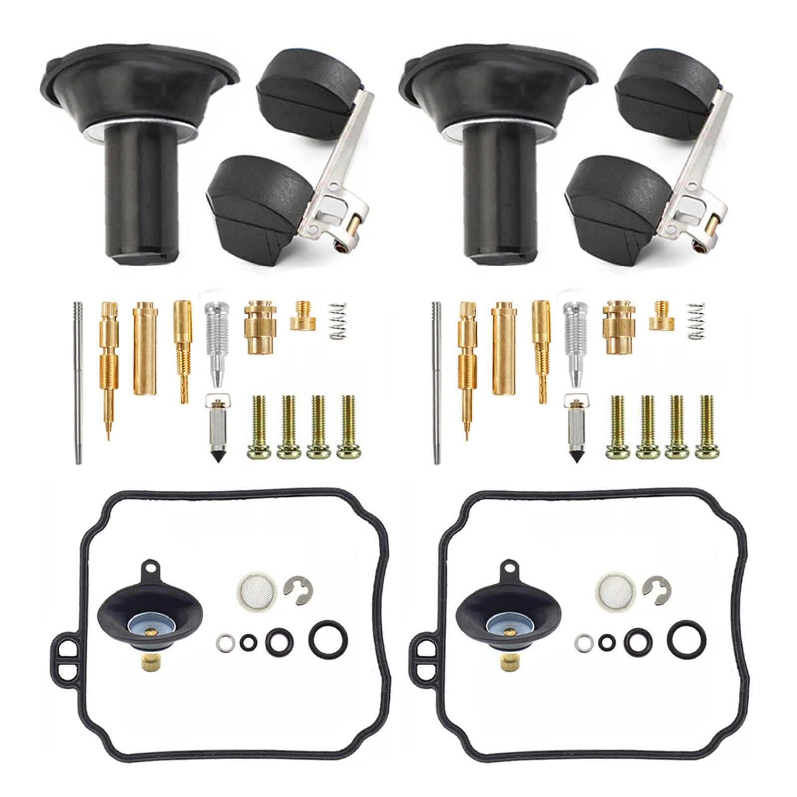 Vergaseranlagen Xvs650 V-Star 650 1998-2014 Vergaser Reparatur Kit Xvs65a Tablete650 Klassische 2009-2013 Xv250 1995-2007 XVS400 Motorrad Carb Vergaser(Repair kit) von RFSHOP