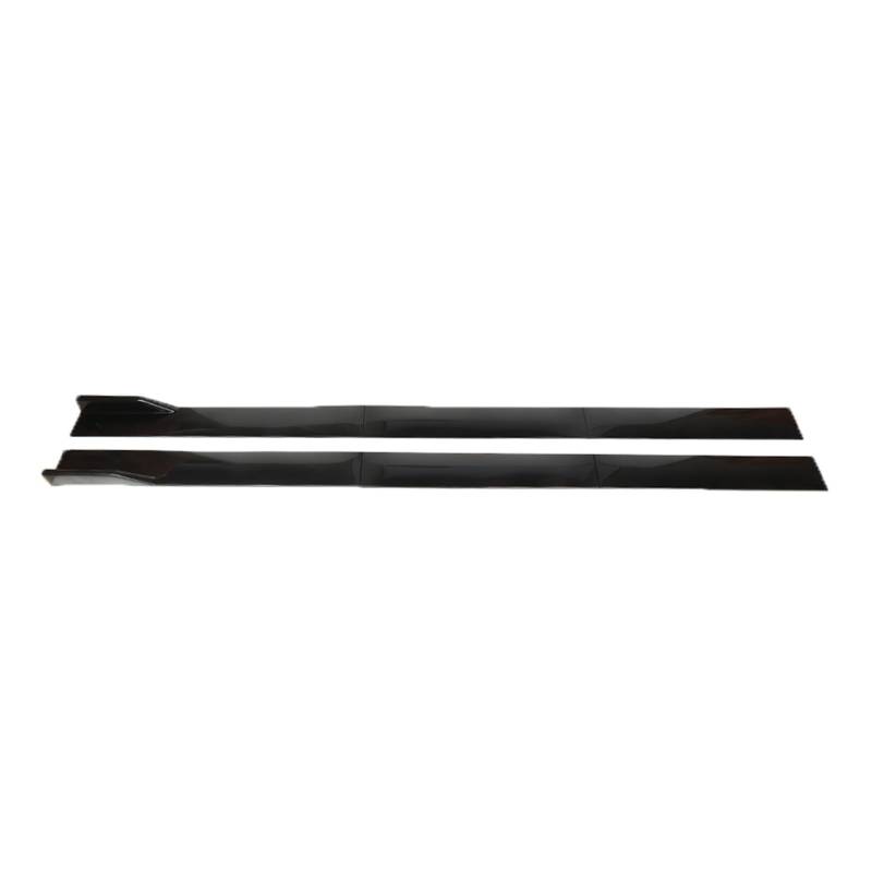 Winglet Diffusor 1 Paar 2M Auto Zubehör Universal Seite Röcke Verlängerung Rocker Panels Lip Splitter Für Civic ABS Auto Außen Seitenschweller(2.2M-Model Black) von RFSHOP