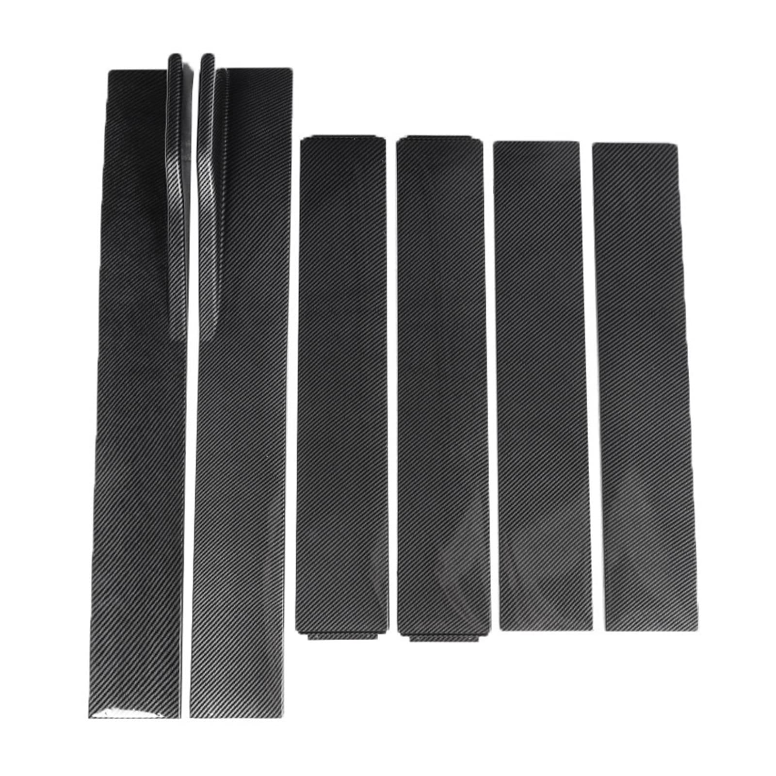 Winglet Diffusor 1 Paar 2M Für Civic Universal Auto Seite Röcke Verlängerung Rocker Panels Lip Splitter Schwarz ABS Auto ExteriorAccessories Seitenschweller(B-Model Carbon Fiber) von RFSHOP