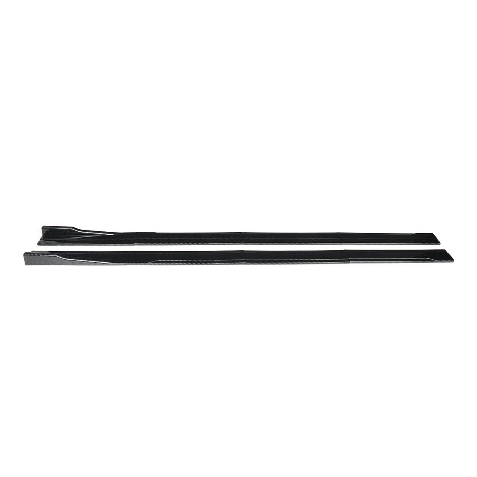 Winglet Diffusor 2,2 M Auto Seitenschweller Verlängerung Rocker Panels Lip Stoßstange Persönlichkeit Modifikation Für 2 3 5 Serie E46 E90 F10 F20 Universal Seitenschweller(Kohlefaser-Optik) von RFSHOP