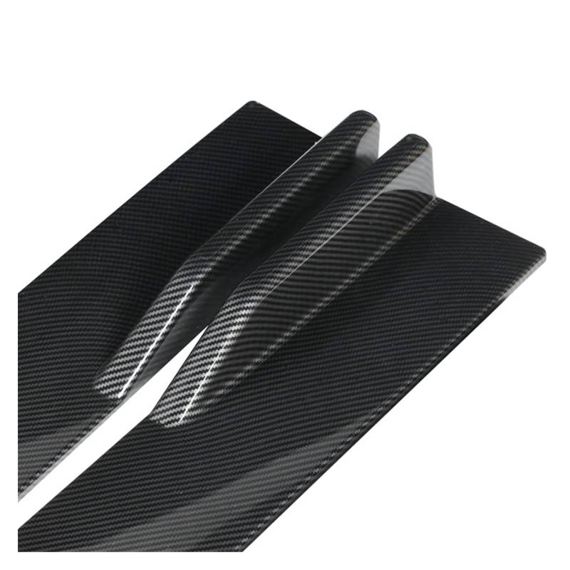 Winglet Diffusor 2,2 M Seite Röcke Verlängerung Rocker Panels Lip Splitter Für Chevy Für Chevrolet Für Camaro SS 2000-2022 Universal Auto Zubehör Seitenschweller(Kohlefaser-Optik) von RFSHOP