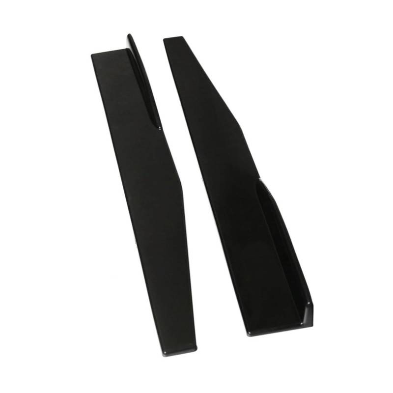 Winglet Diffusor 2 Stück 74,5 cm Universal-Auto-Seitenschweller Seitenschweller Rocker-Splitter Winglet Seitenflügel Stoßstange Lippe Stoßstange Schwarz Seitenschweller von RFSHOP