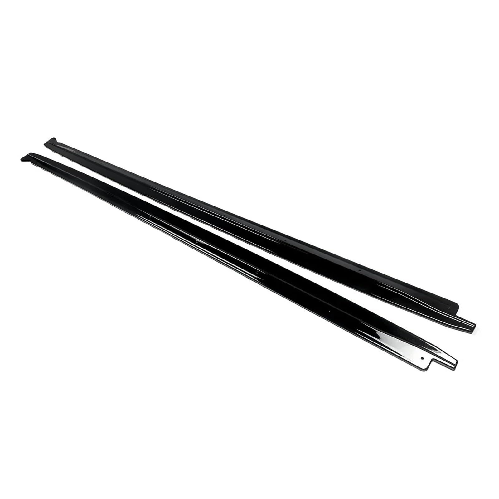 Winglet Diffusor 2 Stück Glänzend Schwarz/Carbonfaser Für F15 X5 F85 X5M F16 X6 F86 X6M MP Style Seitenschwellerverlängerung Seitenschweller(Glossly Black) von RFSHOP