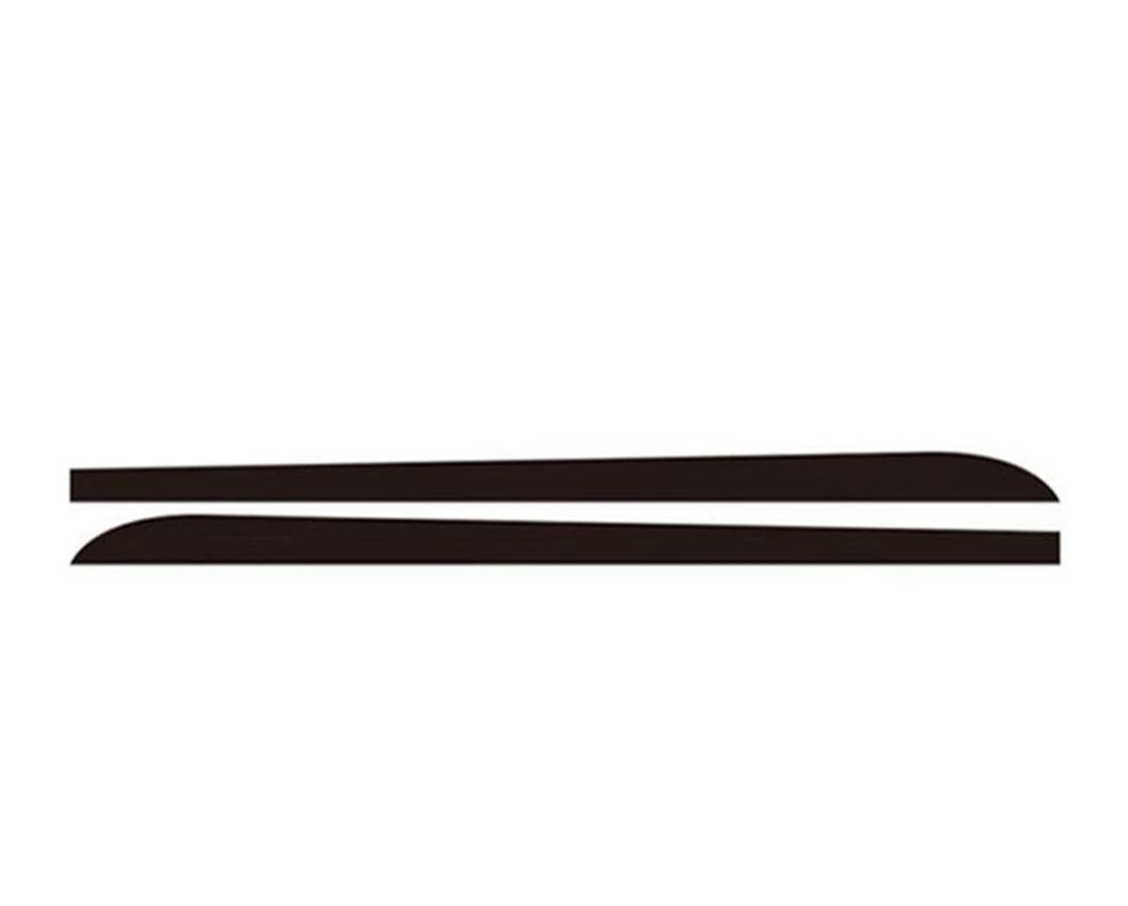 Winglet Diffusor 2 Stücke Auto Aufkleber Seite Rock Sill Streifen Körper Aufkleber Für 1 3 4 5 6 Serie F30 F35 F31 Auto Styling Zubehör Seitenschweller(Schwarz) von RFSHOP