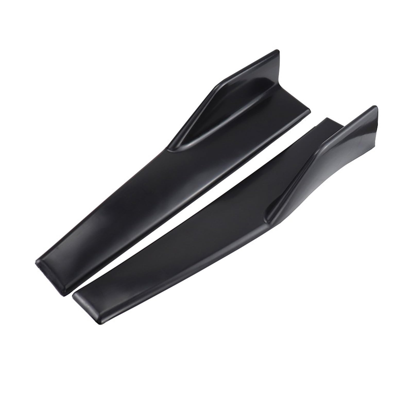 Winglet Diffusor 2 Teile/Satz 45cm Universal Auto Körper Seite Röcke Anti-Scratch Winglet Flügel Stoßstange Splitter Kit Modifizierte Seitenschweller Carbon Schwarz Seitenschweller(45mm Matte Black) von RFSHOP