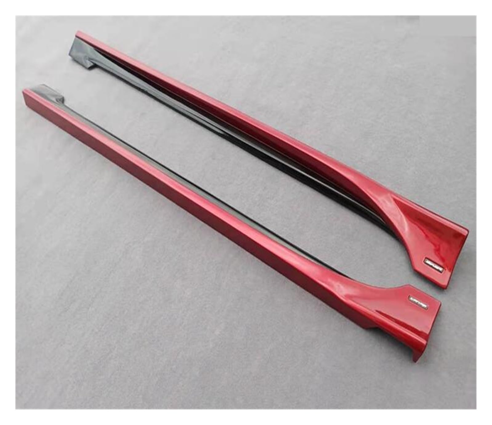 Winglet Diffusor 2 Teile/Satz Für Mazda3 Für Axela 2014 2015 2016 2017 2018 2019 ABS Farbe Seite Röcke Splitter Schutz Abdeckung Seitenschweller(Rot) von RFSHOP