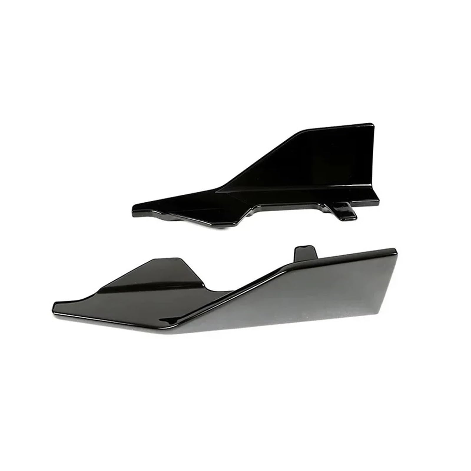 Winglet Diffusor 2-Türer Für 2er-Serie G42 Für Coupe M235i 2022–2024 Seitenschweller-Splitter Eckabdeckung Kohlefaser-Look Auto-Untersetzer Canard-Schutz Seitenschweller(Gloss Black) von RFSHOP